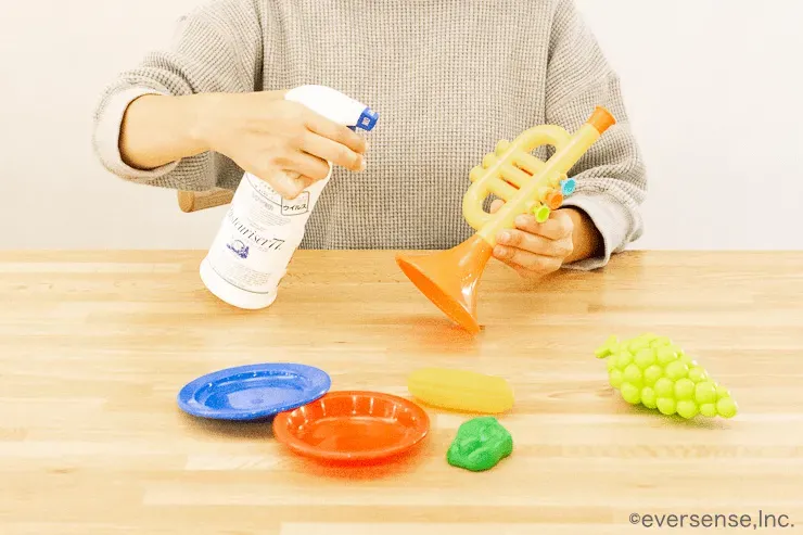 ０歳・１歳向けおもちゃの中古品、なぜ消毒が大切？